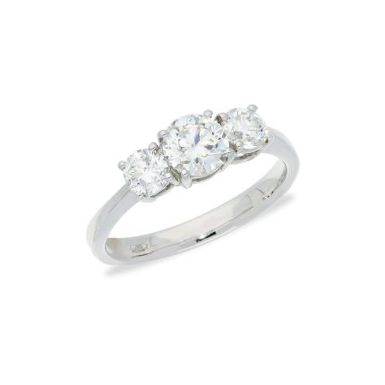 Trilogy Diamond engagement ring